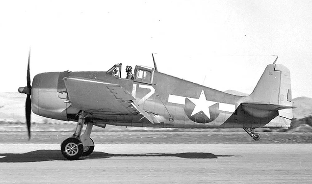 The larger and heavier Grumman F6F Hellcat formed the basis for design refinements that led to the F8F Bearcat (Bill Larkins)